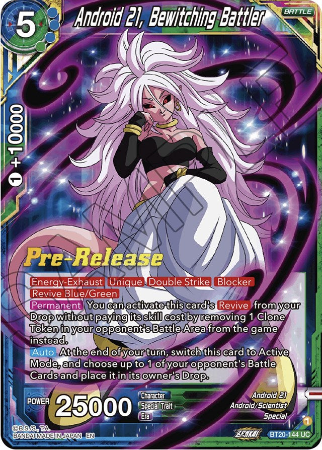 Android 21, Bewitching Battler (BT20-144) [Power Absorbed Prerelease Promos] | Enigma On Main