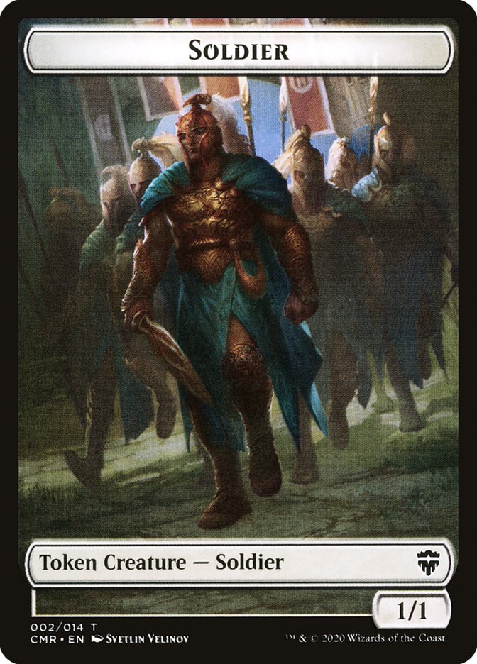 Dragon // Soldier Token [Commander Legends Tokens] | Enigma On Main