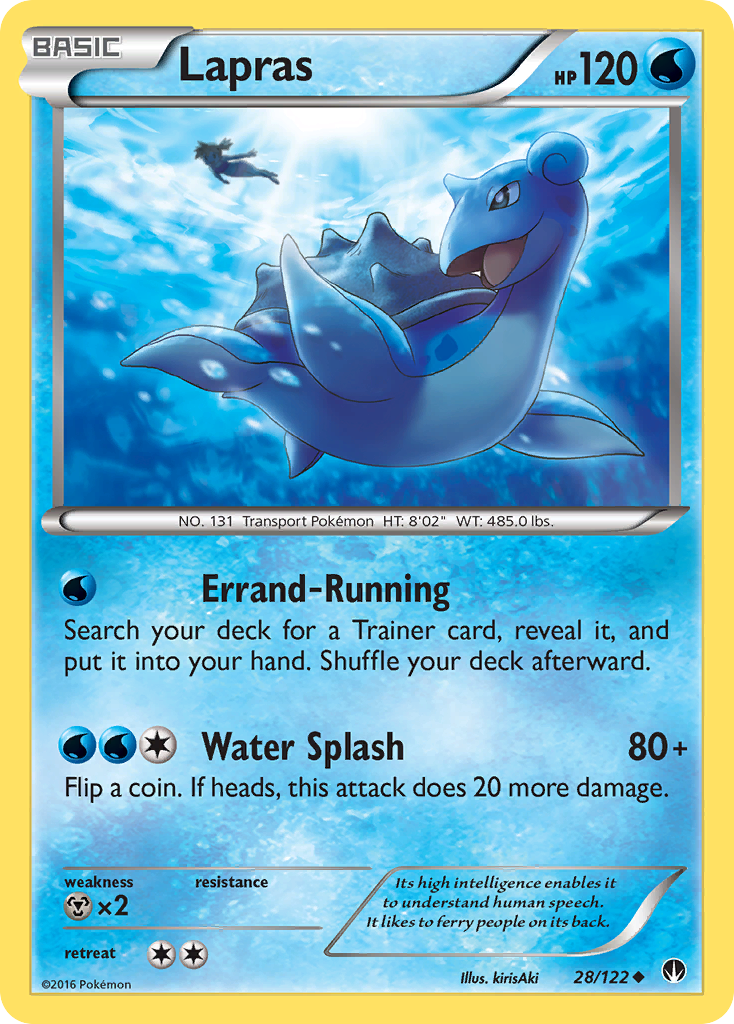 Lapras (28/122) [XY: BREAKpoint] | Enigma On Main