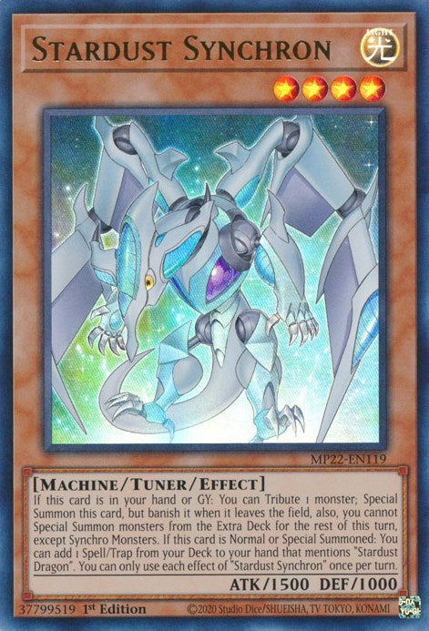 Stardust Synchron [MP22-EN119] Ultra Rare | Enigma On Main