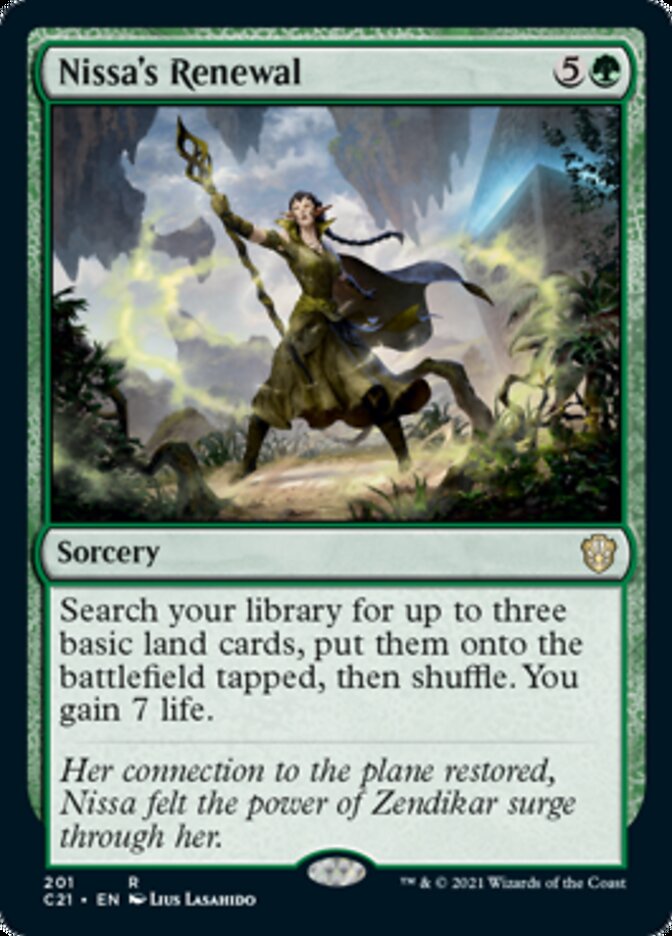 Nissa's Renewal [Commander 2021] | Enigma On Main