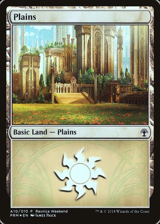 Plains - Selesnya (A10) [GRN Ravnica Weekend] | Enigma On Main