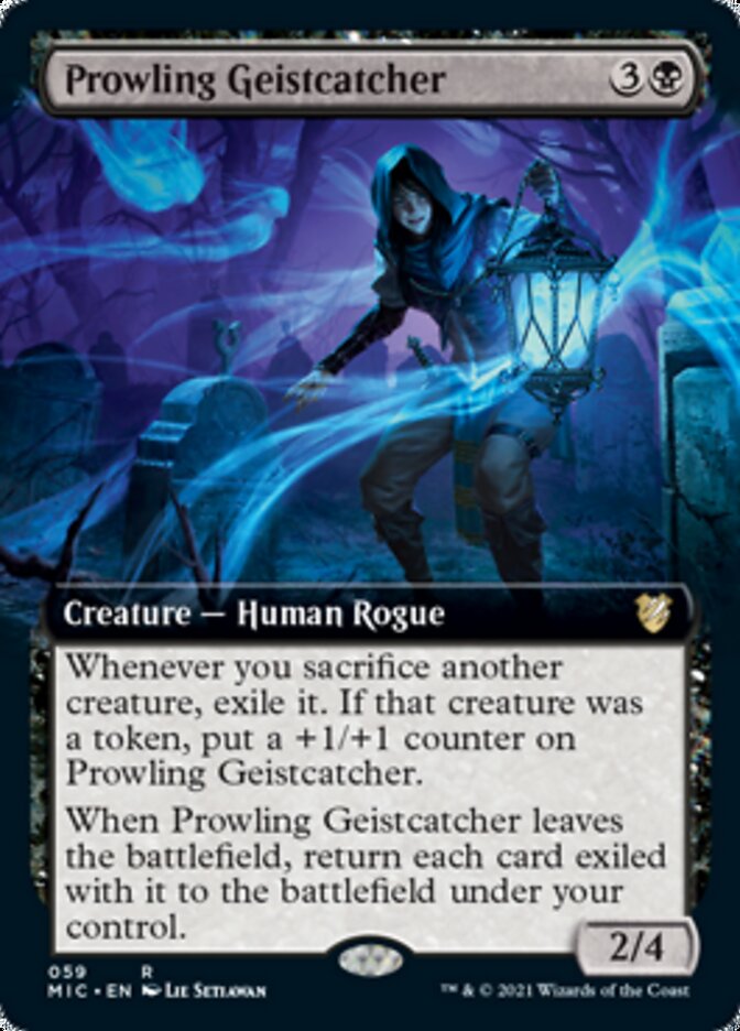 Prowling Geistcatcher (Extended) [Innistrad: Midnight Hunt Commander] | Enigma On Main