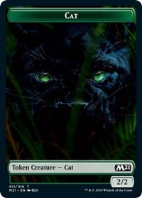 Cat (011) // Soldier Double-sided Token [Core Set 2021 Tokens] | Enigma On Main