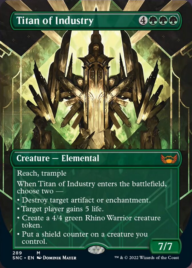 Titan of Industry (Borderless Alternate Art) [Streets of New Capenna] | Enigma On Main