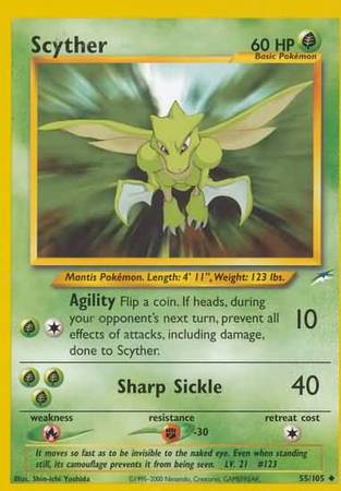 Scyther (55/105) [Neo Destiny Unlimited] | Enigma On Main