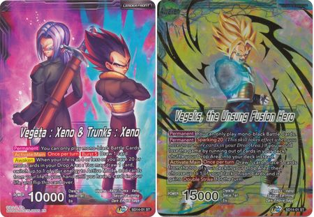 Vegeta: Xeno & Trunks Xeno // Vegeks, the Unsung Fusion Hero (Starter Deck Exclusive) [SD14-01] | Enigma On Main