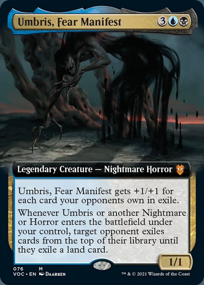 Umbris, Fear Manifest (Extended) [Innistrad: Crimson Vow Commander] | Enigma On Main