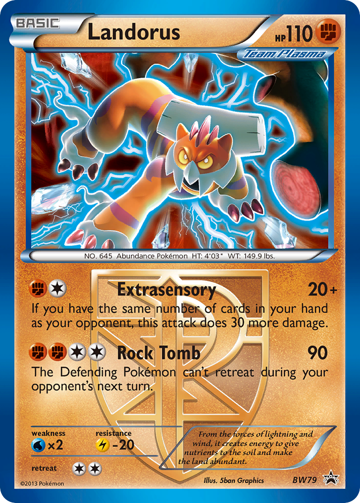 Landorus (BW79) (Team Plasma) [Black & White: Black Star Promos] | Enigma On Main