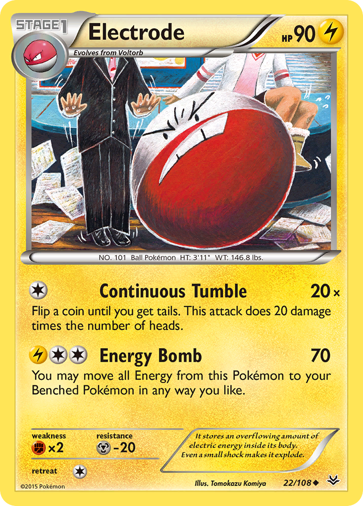 Electrode (22/108) [XY: Roaring Skies] | Enigma On Main