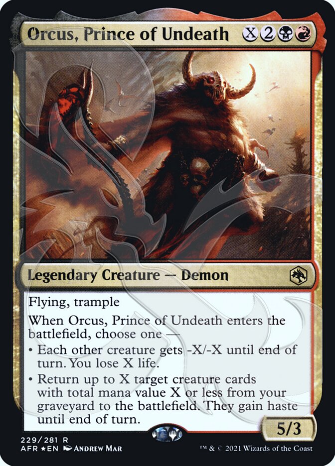 Orcus, Prince of Undeath (Ampersand Promo) [Dungeons & Dragons: Adventures in the Forgotten Realms Promos] | Enigma On Main