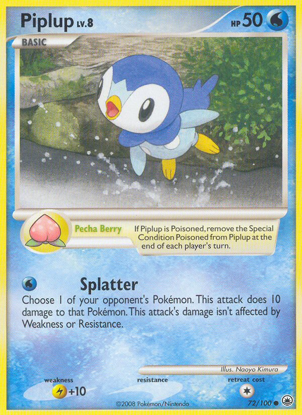 Piplup (72/100) [Diamond & Pearl: Majestic Dawn] | Enigma On Main