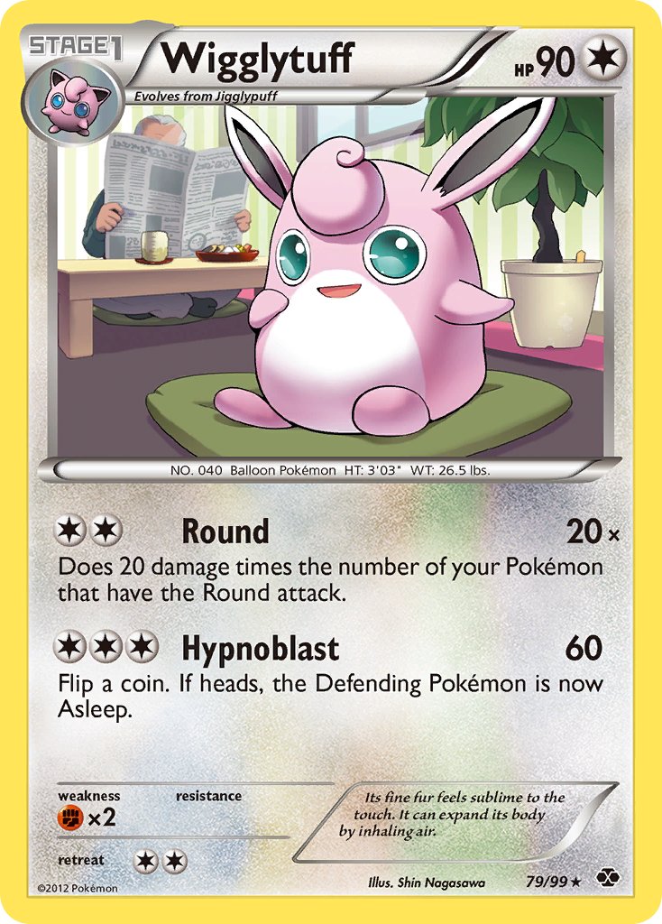 Wigglytuff (79/99) (Cosmos Holo) (Blister Exclusive) [Black & White: Next Destinies] | Enigma On Main