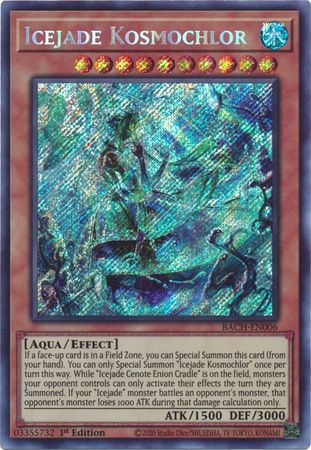 Icejade Kosmochlor [BACH-EN006] Secret Rare | Enigma On Main