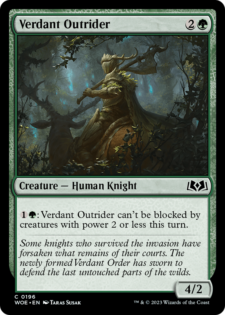 Verdant Outrider [Wilds of Eldraine] | Enigma On Main