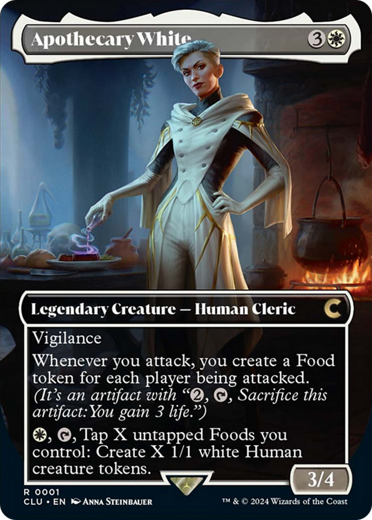 Apothecary White (Borderless) [Ravnica: Clue Edition] | Enigma On Main