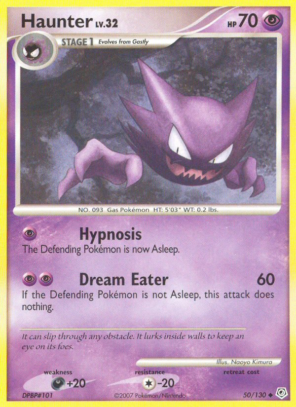 Haunter (50/130) [Diamond & Pearl: Base Set] | Enigma On Main