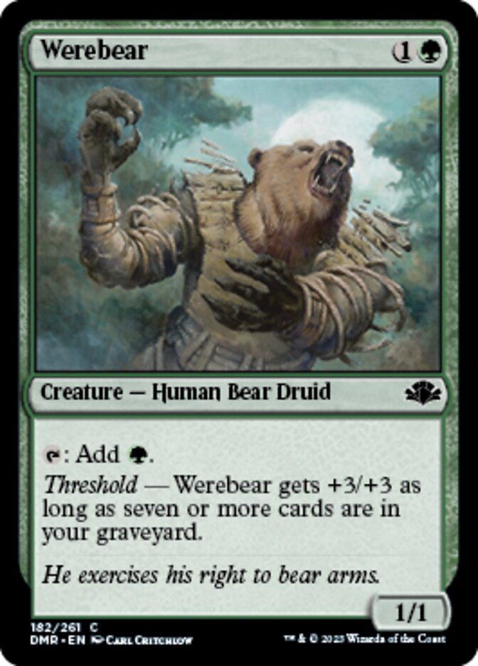 Werebear [Dominaria Remastered] | Enigma On Main