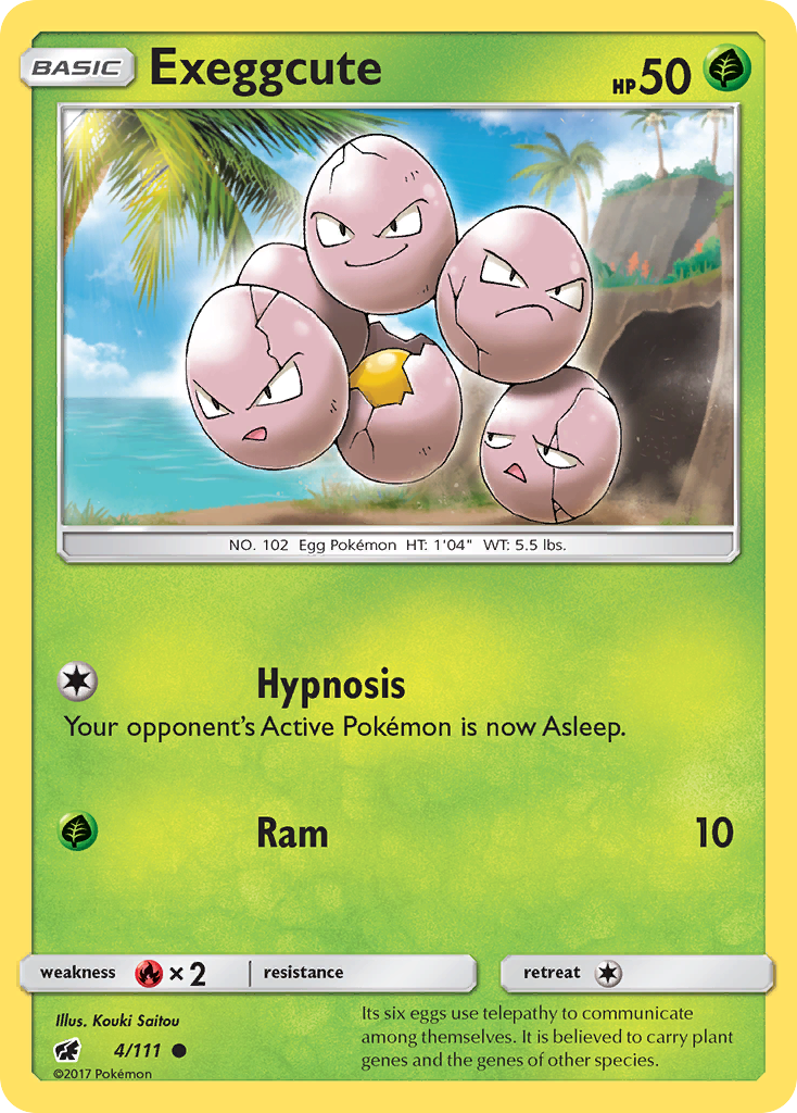 Exeggcute (4/111) [Sun & Moon: Crimson Invasion] | Enigma On Main