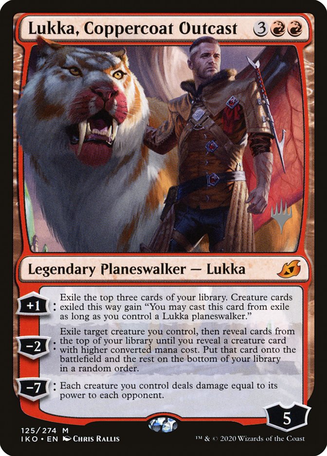 Lukka, Coppercoat Outcast (Promo Pack) [Ikoria: Lair of Behemoths Promos] | Enigma On Main