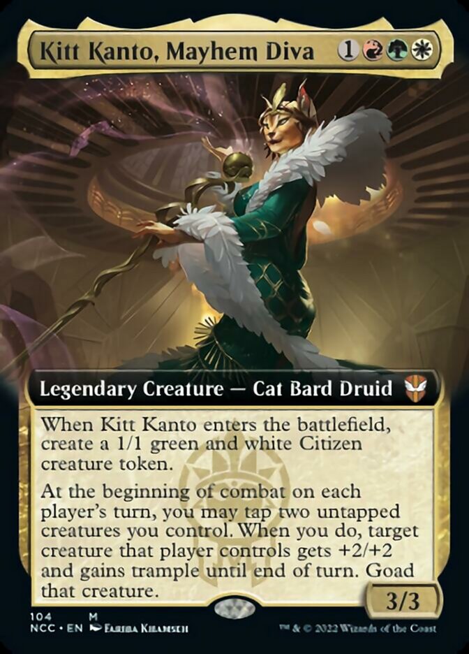 Kitt Kanto, Mayhem Diva (Extended Art) [Streets of New Capenna Commander] | Enigma On Main