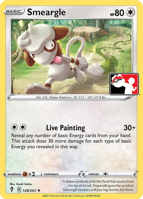 Smeargle (128/203) [Prize Pack Series One] | Enigma On Main