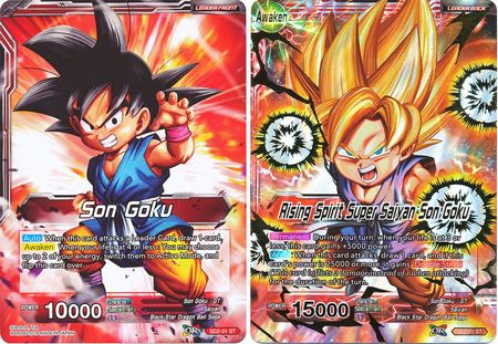 Son Goku // Rising Spirit Super Saiyan Son Goku (Starter Deck - The Extreme Evolution) [SD2-01] | Enigma On Main