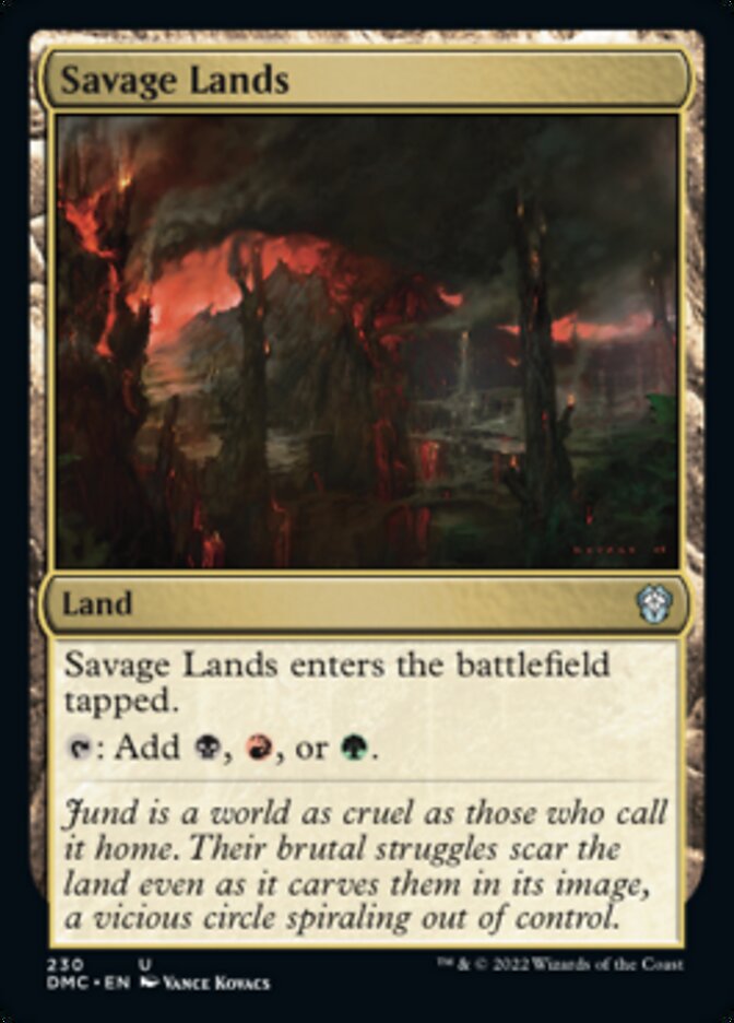 Savage Lands [Dominaria United Commander] | Enigma On Main