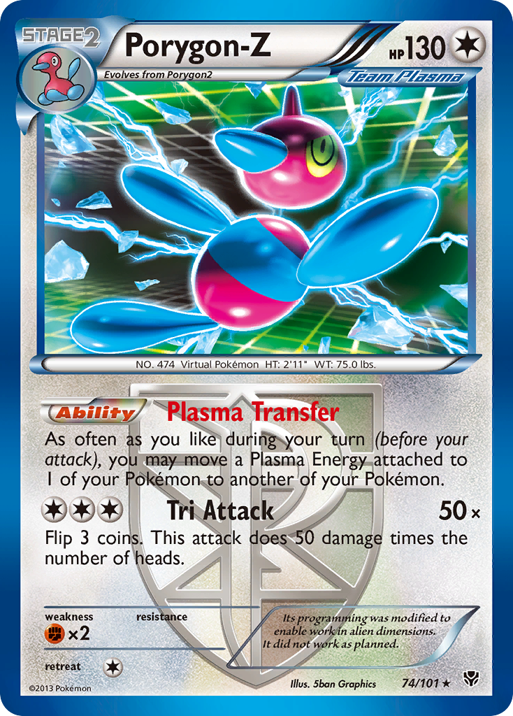 Porygon-Z (74/101) [Black & White: Plasma Blast] | Enigma On Main