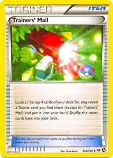 Trainers' Mail (92a/108) (Alternate Art Promo) [XY: Roaring Skies] | Enigma On Main