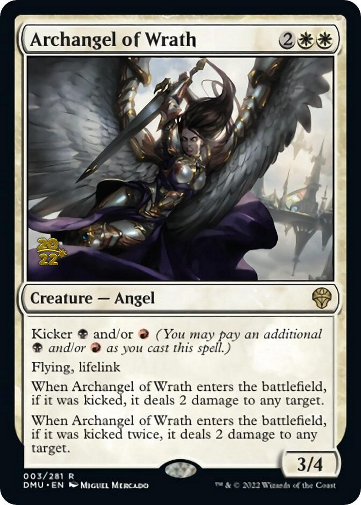 Archangel of Wrath [Dominaria United Prerelease Promos] | Enigma On Main
