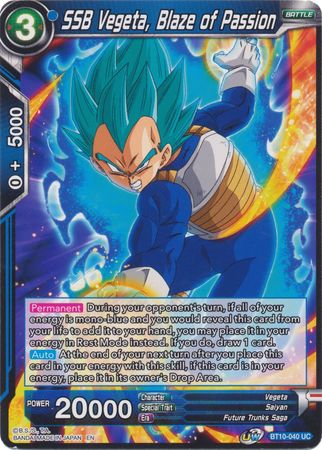 SSB Vegeta, Blaze of Passion [BT10-040] | Enigma On Main