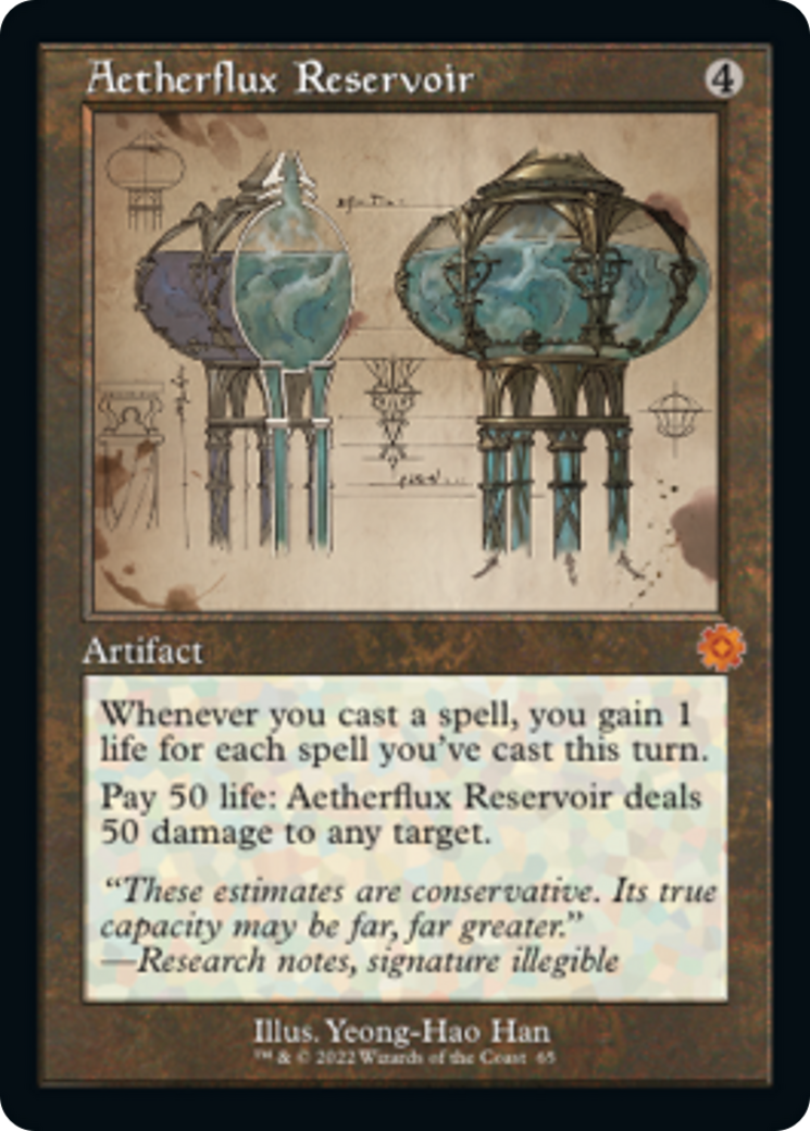 Aetherflux Reservoir (Retro Schematic) [The Brothers' War Retro Artifacts] | Enigma On Main