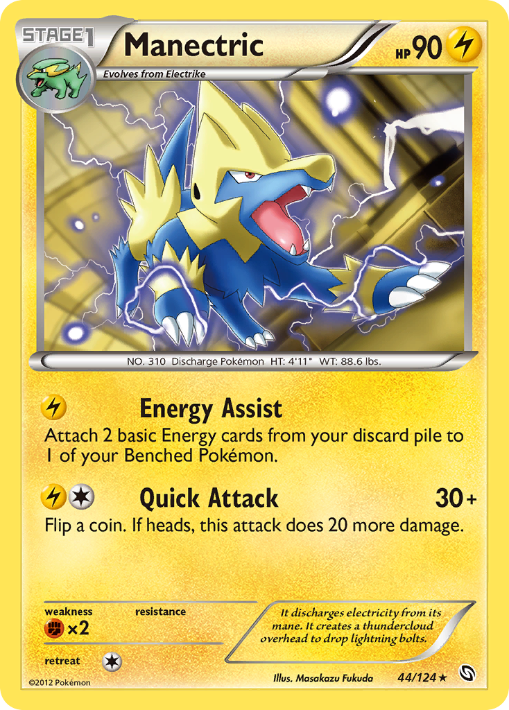 Manectric (44/124) [Black & White: Dragons Exalted] | Enigma On Main