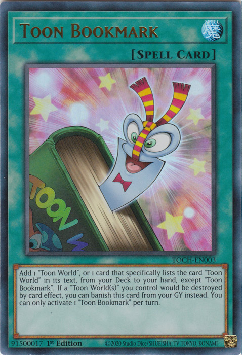 Toon Bookmark [TOCH-EN003] Ultra Rare | Enigma On Main