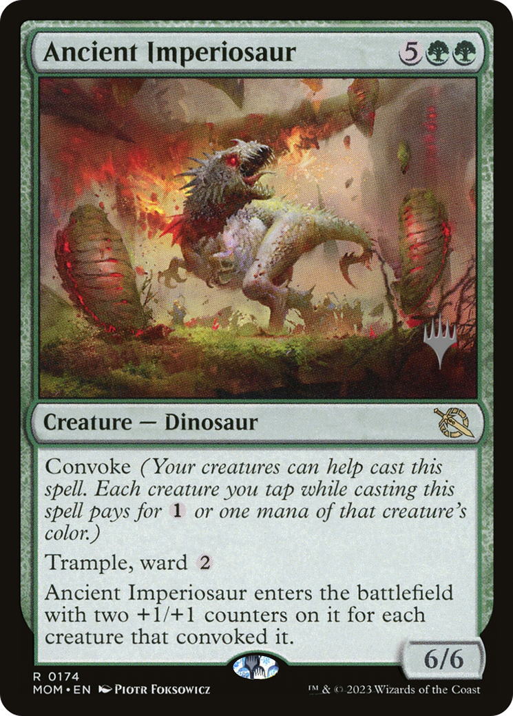 Ancient Imperiosaur (Promo Pack) [March of the Machine Promos] | Enigma On Main