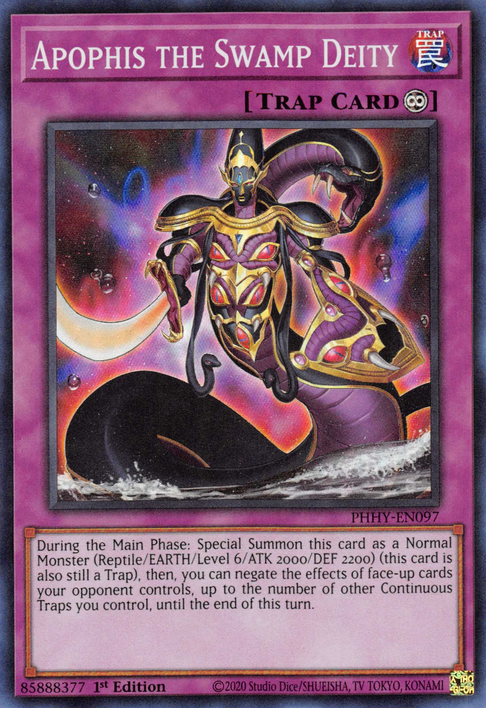 Apophis the Swamp Deity [PHHY-EN097] Super Rare | Enigma On Main