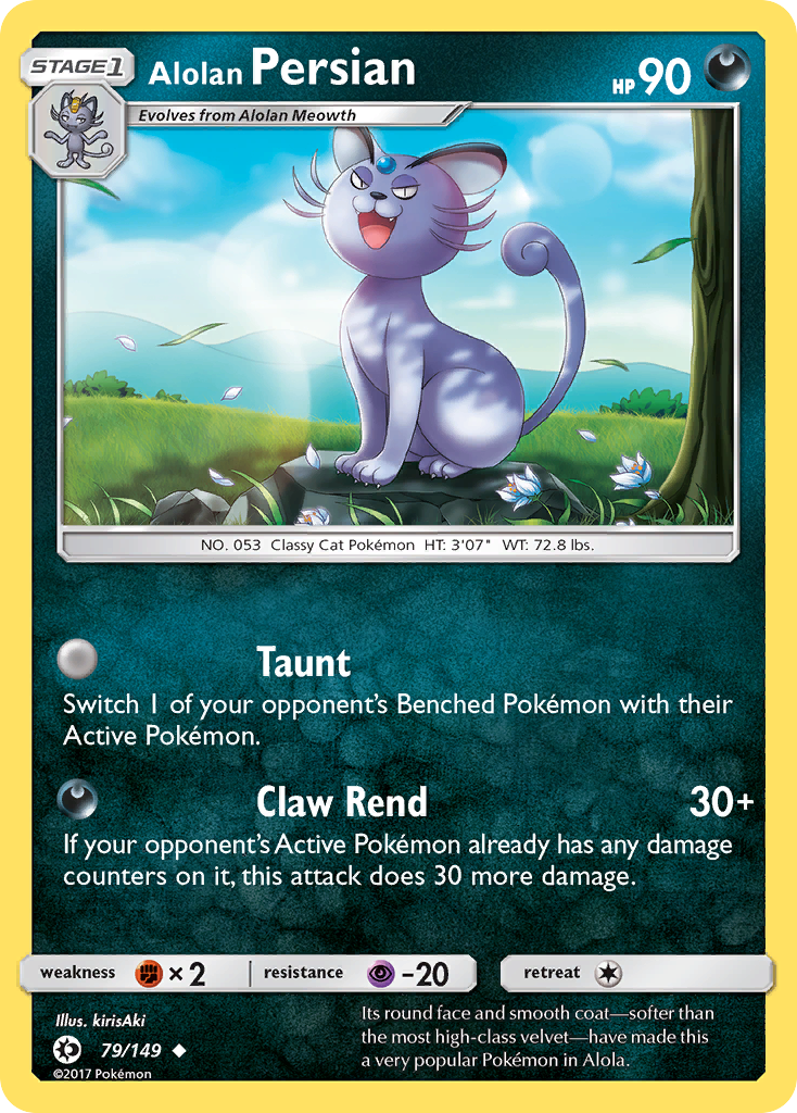 Alolan Persian (79/149) [Sun & Moon: Base Set] | Enigma On Main