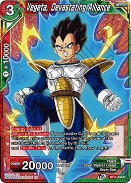 Vegeta, Devastating Alliance (BT14-144) [Cross Spirits] | Enigma On Main