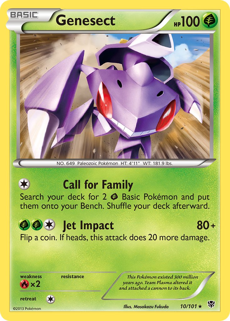 Genesect (10/101) (Theme Deck Exclusive) [Black & White: Plasma Blast] | Enigma On Main