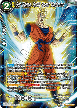 Son Gohan, Spirit Boost Vindicator [EX18-02] | Enigma On Main