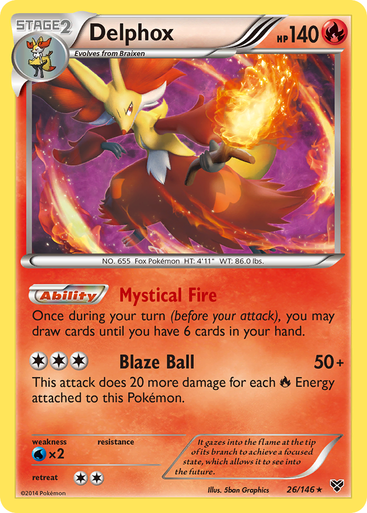 Delphox (26/146) [XY: Base Set] | Enigma On Main