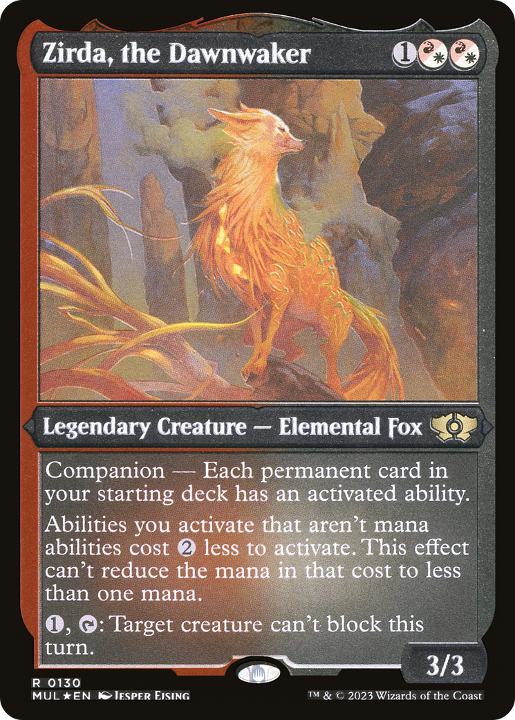 Zirda, the Dawnwaker (Foil Etched) [Multiverse Legends] | Enigma On Main