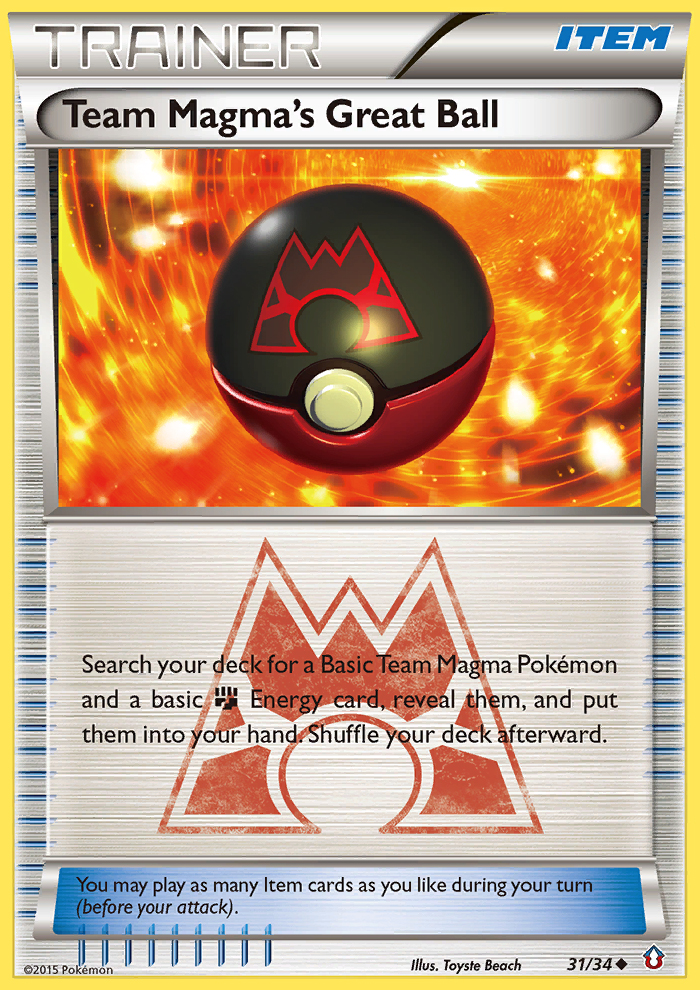 Team Magma's Great Ball (31/34) [XY: Double Crisis] | Enigma On Main