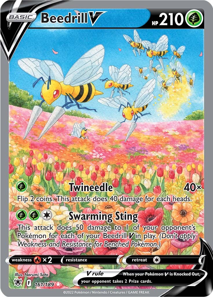 Beedrill V (161/189) [Sword & Shield: Astral Radiance] | Enigma On Main