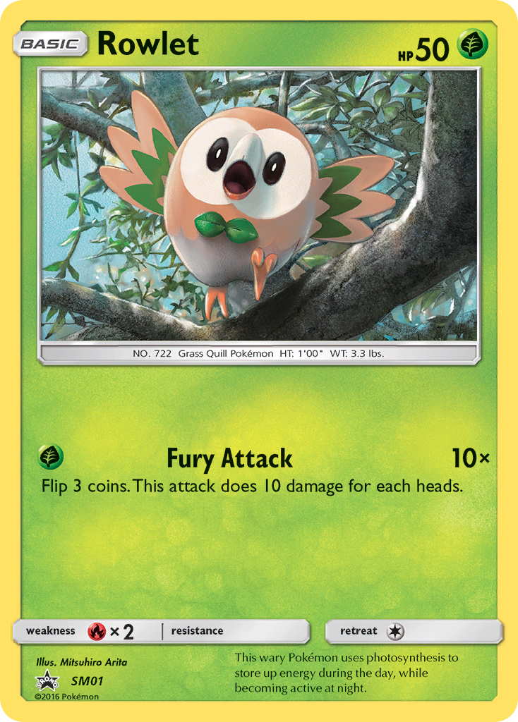 Rowlet (SM01) [Sun & Moon: Black Star Promos] | Enigma On Main