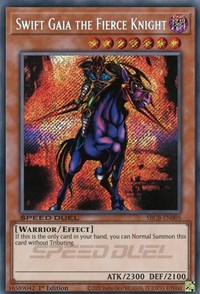 Swift Gaia the Fierce Knight (Secret) [SBCB-EN005] Secret Rare | Enigma On Main