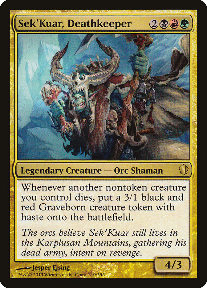 Sek'Kuar, Deathkeeper [Commander 2013] | Enigma On Main