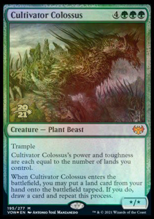 Cultivator Colossus [Innistrad: Crimson Vow Prerelease Promos] | Enigma On Main