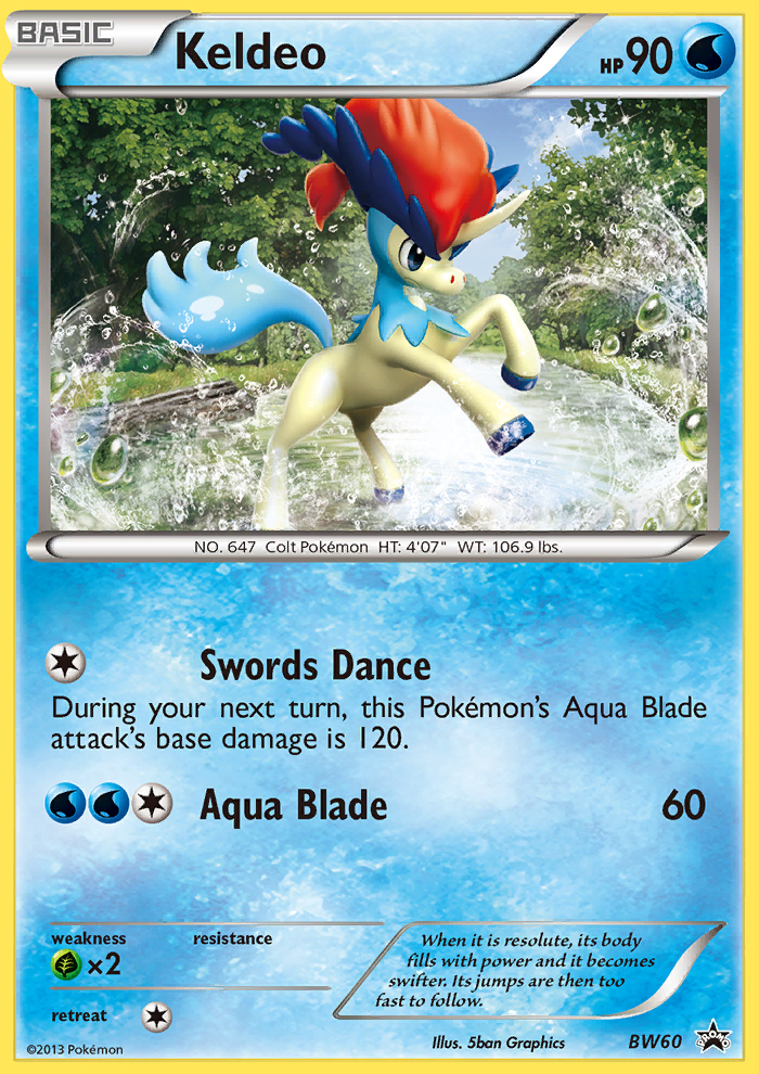 Keldeo (BW60) [Black & White: Black Star Promos] | Enigma On Main